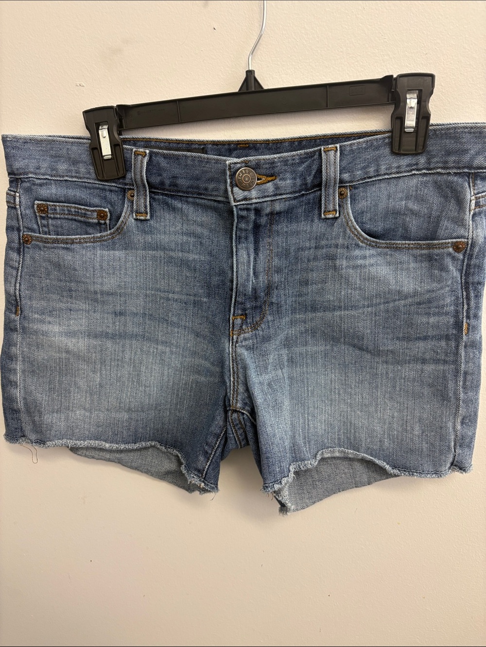 J. Crew Light Wash Denim Cutoff Shorts